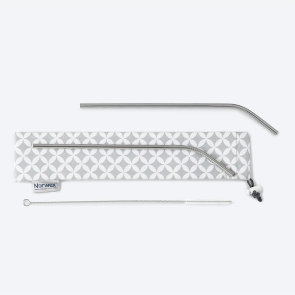Norwex Stainless Steel Drinking Straws -small - Picture 1 of 2